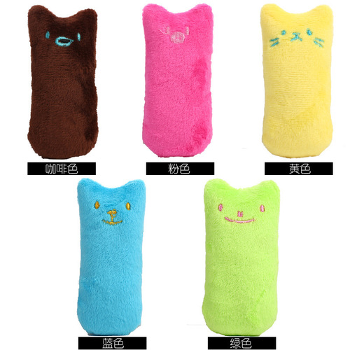 Cat toy: Catnip-filled plush thumb doll—perfect for solo fun, boredom relief, and teeth-grinding play. Wholesale cross-border pet supplies.