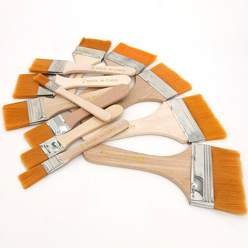 Nylon hair brush, panel brush, children's painting brush, brush, dauber, color brush, professional wall painting brush, base brush, art supply brush
