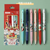 Erasable cute high quality gel pen, cartoon fresh erase pen with animals, wholesale