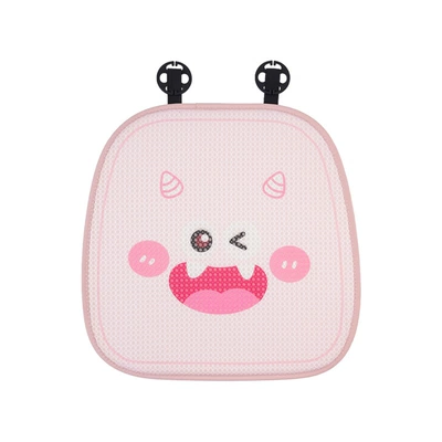 Waist support and Lumbar Support, Cute Monster - honeycomb-powder-big-mouth-monster-front-row-seat-cushion