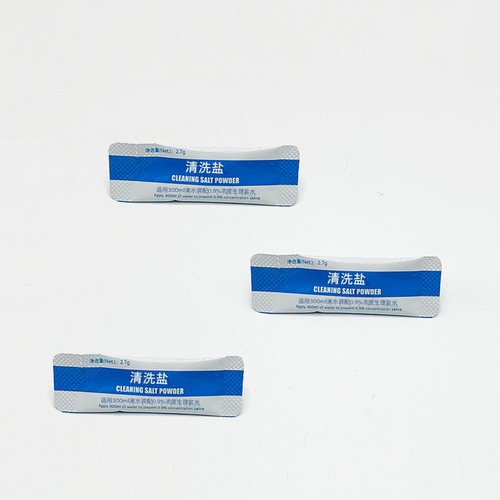 An enema with 0.9% saline solution for both males and females to cleanse the rectum and treat constipation.