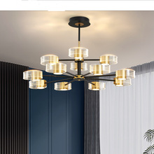 客廳吊燈現代簡約北歐輕奢餐廳燈后現代創意個性卧室燈led燈具