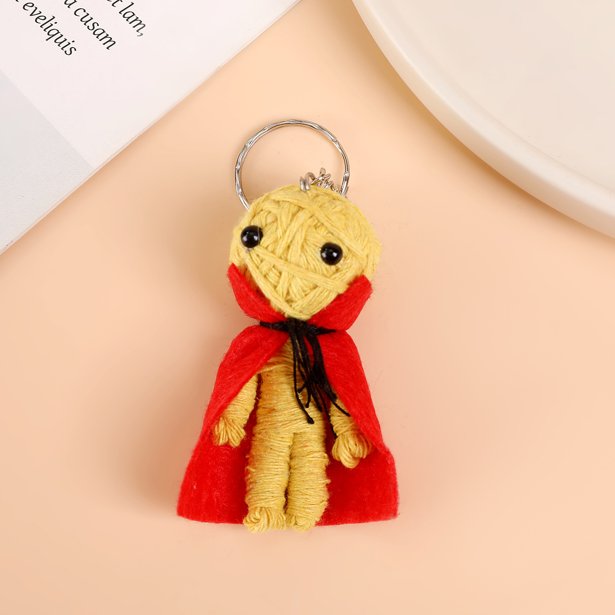 Lana hecha a mano malvada muñeca bruja muñeca decoración navideña ambiente regalo llavero Halloween