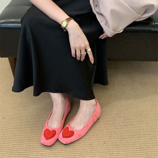 С���͹ŷ�ʽ��ЬŮ��ɫ2025���ļ��¿�ƽ��Ь�\��ܛ�װ���ЬŮ