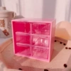 Rose red Liugong grid (including drawer)