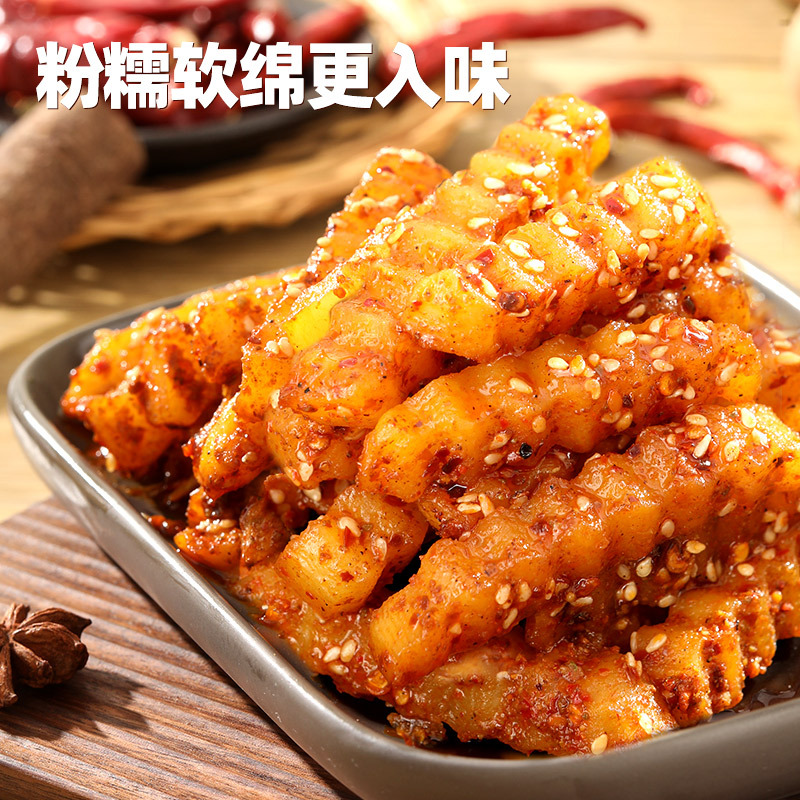 Shu Daoxiang Spicy Potatoes 150g sweet and sour spicy Sichuan specialty casual drama snack ready-to-eat vegetarian delicious