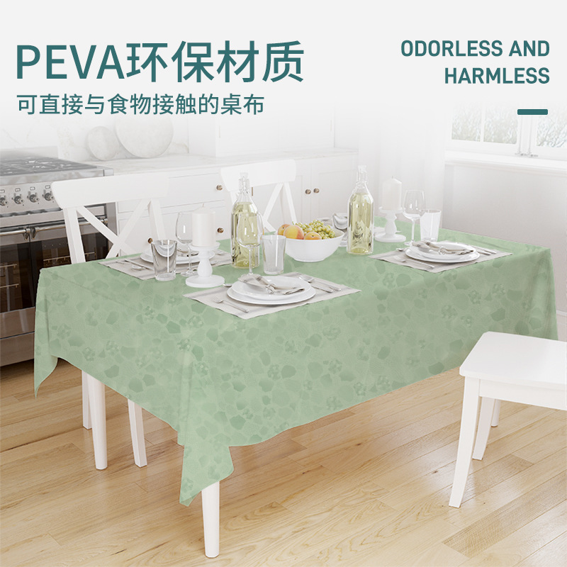 3D mantel estilo nórdico luz mesa de comedor de lujo PEVA impermeable mantel ecológico multi-tamaño simple mantel 90*140
