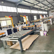 鸿腾涂胶覆膜复卷一体多功能平贴机 效率高木纹纸pvc膜表面贴面机