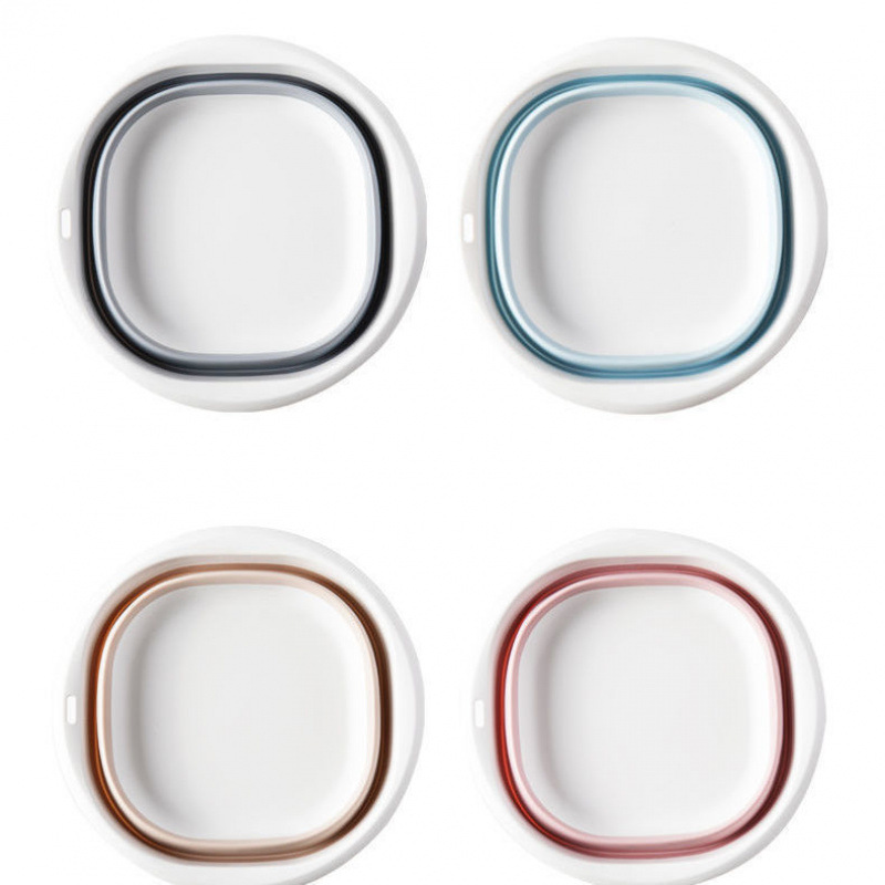 두꺼운 접이식 세면대 [색상 랜덤] - 소형 [1개]