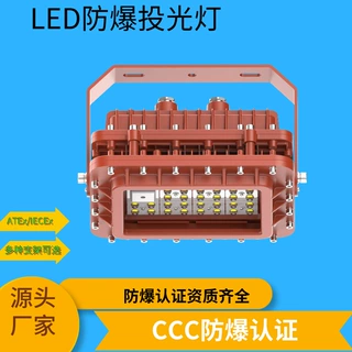 100W隔爆式LED防爆灯IECEx/ATEx认证CCC防爆认证一区粉尘防爆照明