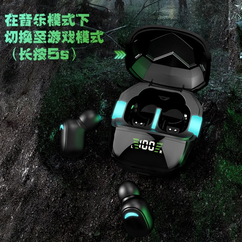 Auriculares Bluetooth G7s Gaming — Baja Latencia, Sonido HD, Deportivos