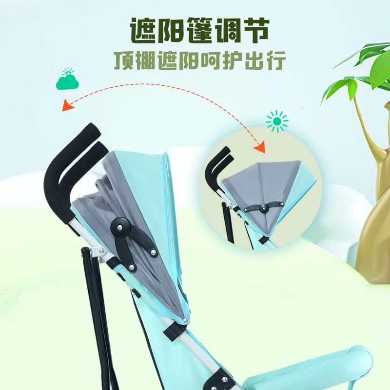 Caminillo de bebé plegable ligero solo se puede sentar Caminillo de bebé multifuncional para salir Caminillo de bebé fácil para niños