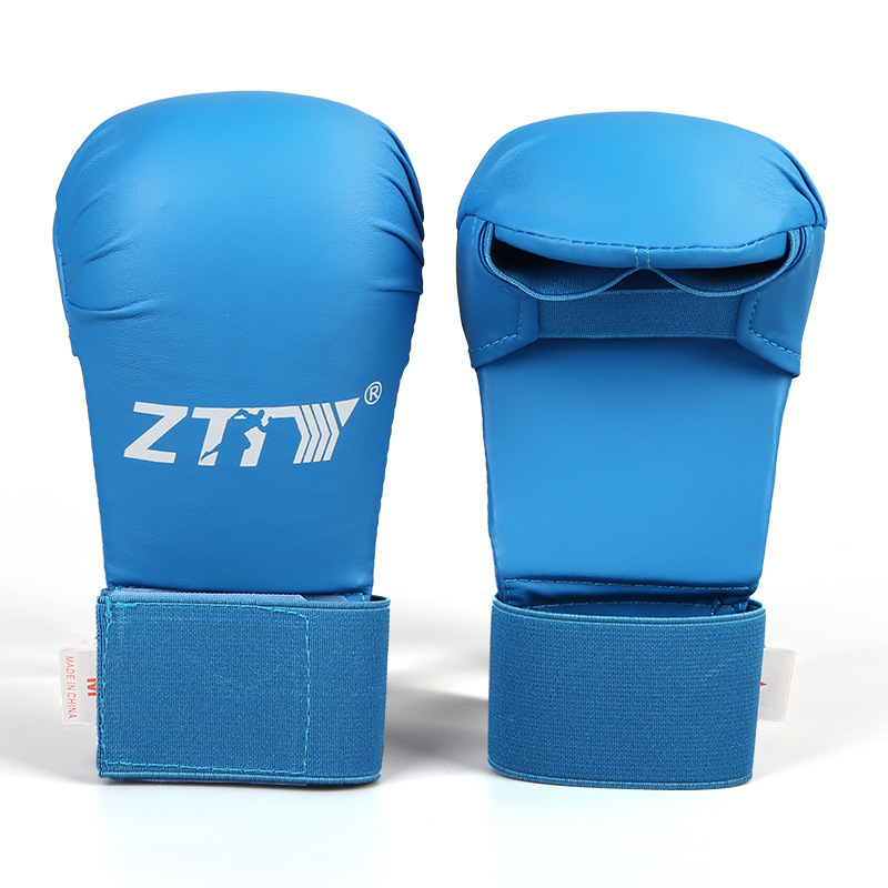 Fábrica directa de ZTTY guantes de Karate guantes de boxeo guardia de la mano niños adultos entrenamiento profesional competencia guardia de la mano