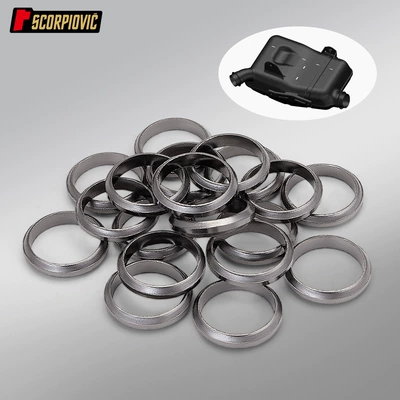 Motorcycle exhaust pipe graphite gasket for Shengshi