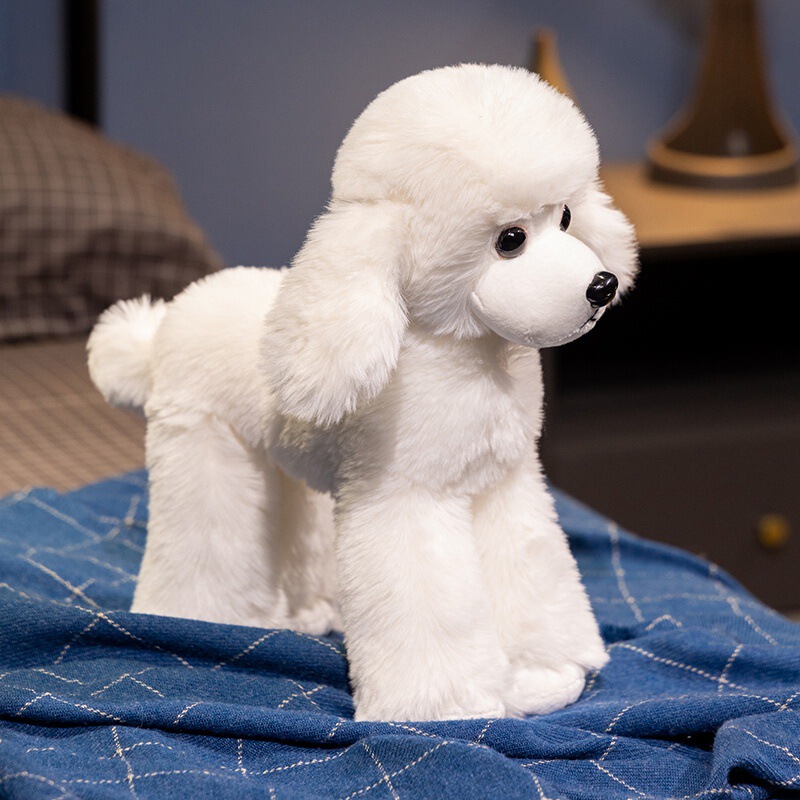 Cross-Border Simulation Long-Legged Giant Poodle Plush Toy Doll