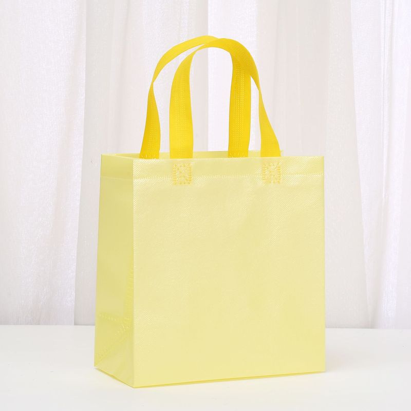 ギフトバッグ パーティーギフト包装袋 ショッピング卸売 マカロンカラー 不織布コーティング防水バッグ 工場直送|undefined