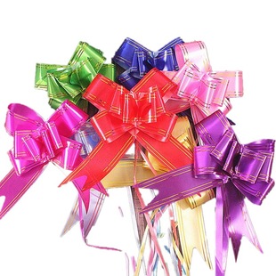 45mm Large Phnom Penh Bow Flower Wedding Car Door Handle Ribbon Wedding Decoration Hand Flower Free Shipping