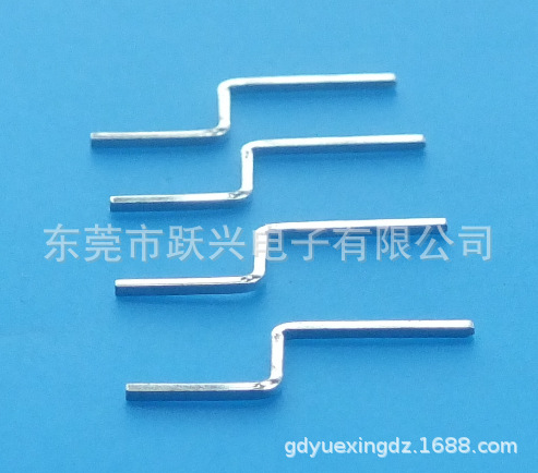 订做方型黄铜镀锡L针 导针 插针 风扇PIN针 四方针
