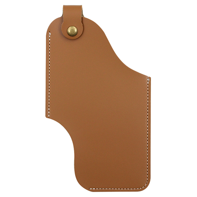 Europa y América Retro teléfono móvil bolso de la cintura PU de cuero de la cintura colgando bolsa de teléfono móvil al aire libre deportes EDC teléfono móvil anti-perdida Funda de cuero protectora