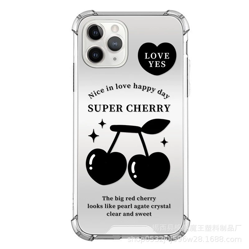 Чехол Cherry Mirror Pro для Apple iPhone 11-16 Pro Max, совместимый чехол с зеркальным эффектом
