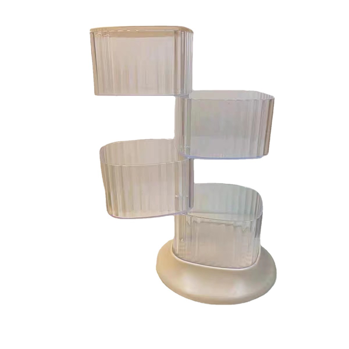 Caja de almacenamiento rotativa horquilla accesorios para el cabello cuerda para el cabello anillo de pelo belleza almacenamiento de huevos joyería anillo de almacenamiento caja de polvo