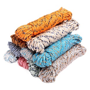 [10 m anti-slip clothesline] Lengthened durable drying line outdoor clothesline thickened windproof nylon rope