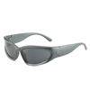 Sunglasses suitable for men and women, fashionable street bike for cycling, glasses, punk style