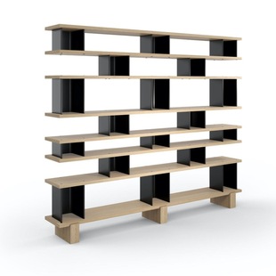 Quiet Style Solid Wood Bookcase Living Room Storage Japanese Style Simple Creative Display Cabinet Floor Wall Rack Storage Cabinet