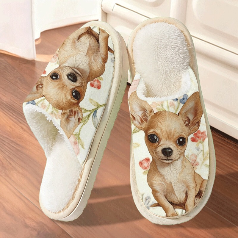Cross-Border Exclusive Hot-Selling Bohemian Wolf Pattern Printed Cotton Slippers for Men, Autumn and Winter, Pod Cross-Border Jit One-Piece Dropshipping Cross-Border Exclusive Hot-Selling Bohemian Wolf Pattern Printed Cotton Slippers for Men, Autumn and Winter, Pod Cross-Border Jit One-Piece Dropshipping