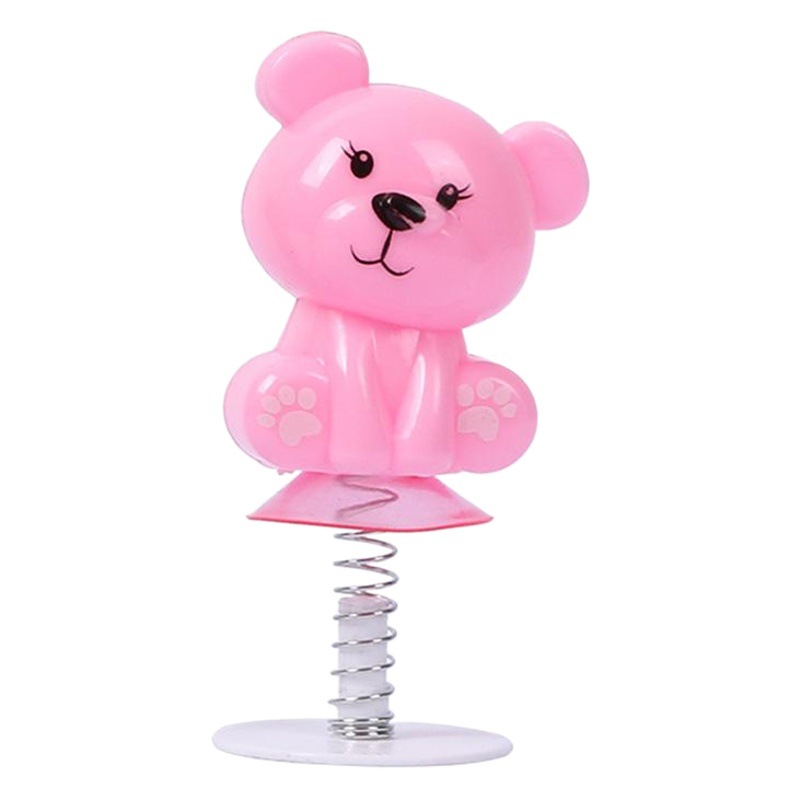Hot Selling Children's Bouncing Bear Tricky Cute Cartoon Bouncing Elf Spring Expression Doll Kids Gift Toy