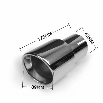Exhaust pipe decorative exhaust tip - 02-55898963
