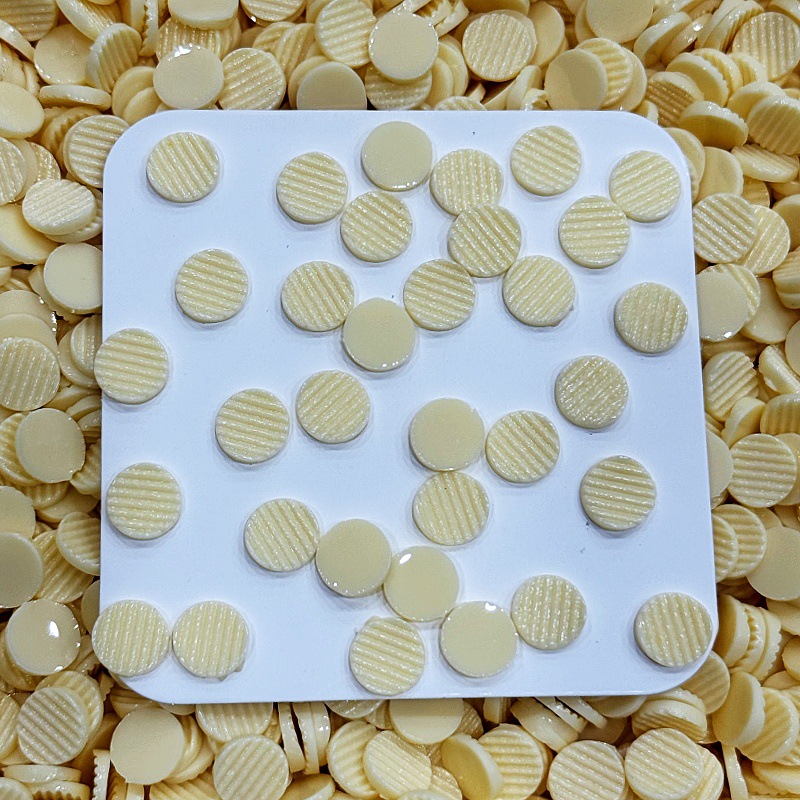 Realistic white potato chips, 8mm