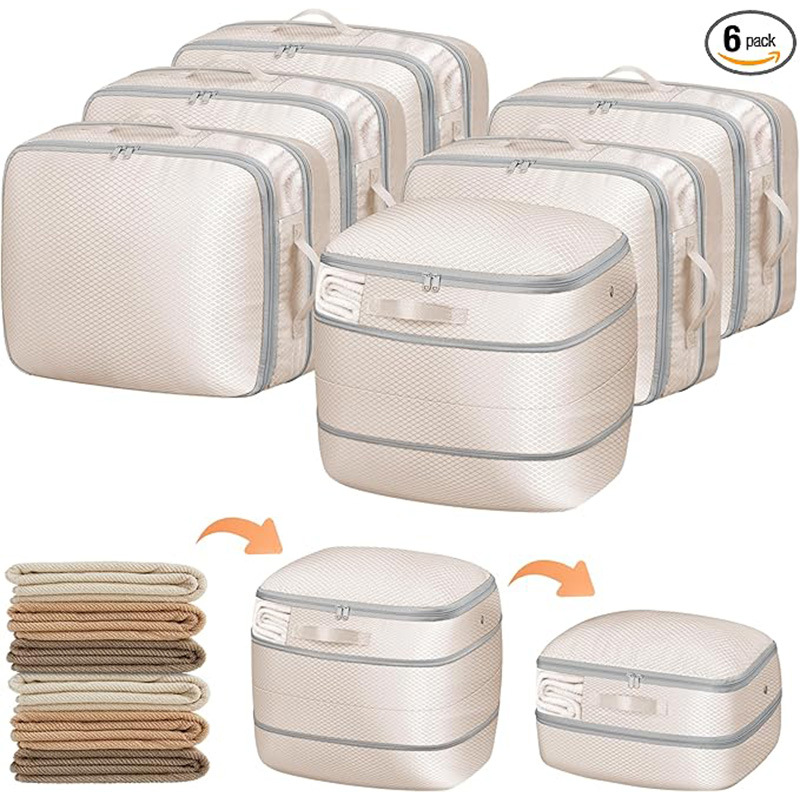 Compression Storage Bag Blanket Storage Bag with Window Zipper Super…