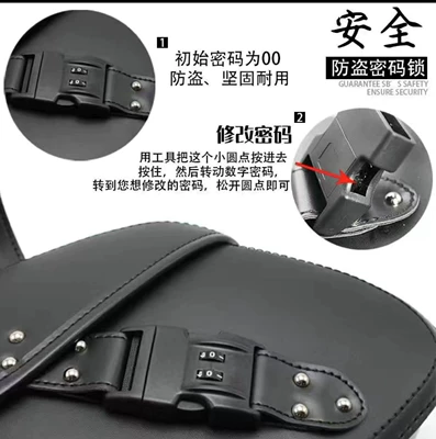 Bag Saddlebag Side Pouch, Motorcycle trunk
