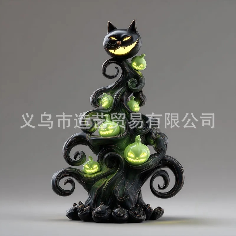 Enchanted Halloween Light-Up Tree Collection – Spooky Table|undefined