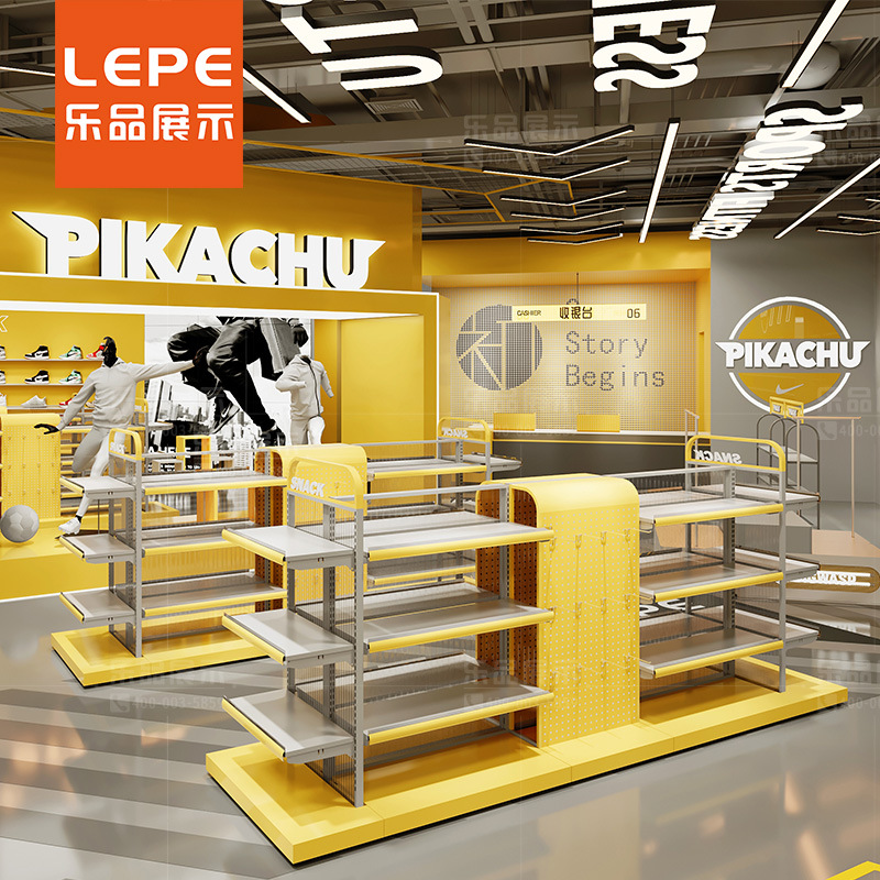 新款文创谷子店货架文具柜宠物店精品店展示架潮玩体育店展柜架子