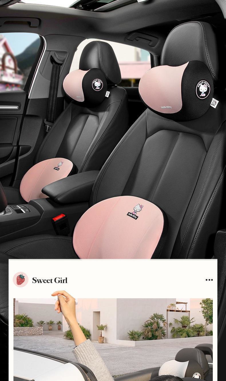 Directly Supplied from the Manufacturer, Car Headrest, Neck Pillow, Car Cushion, Cartoon Cute Girl Lumbar Support Seat Pillow