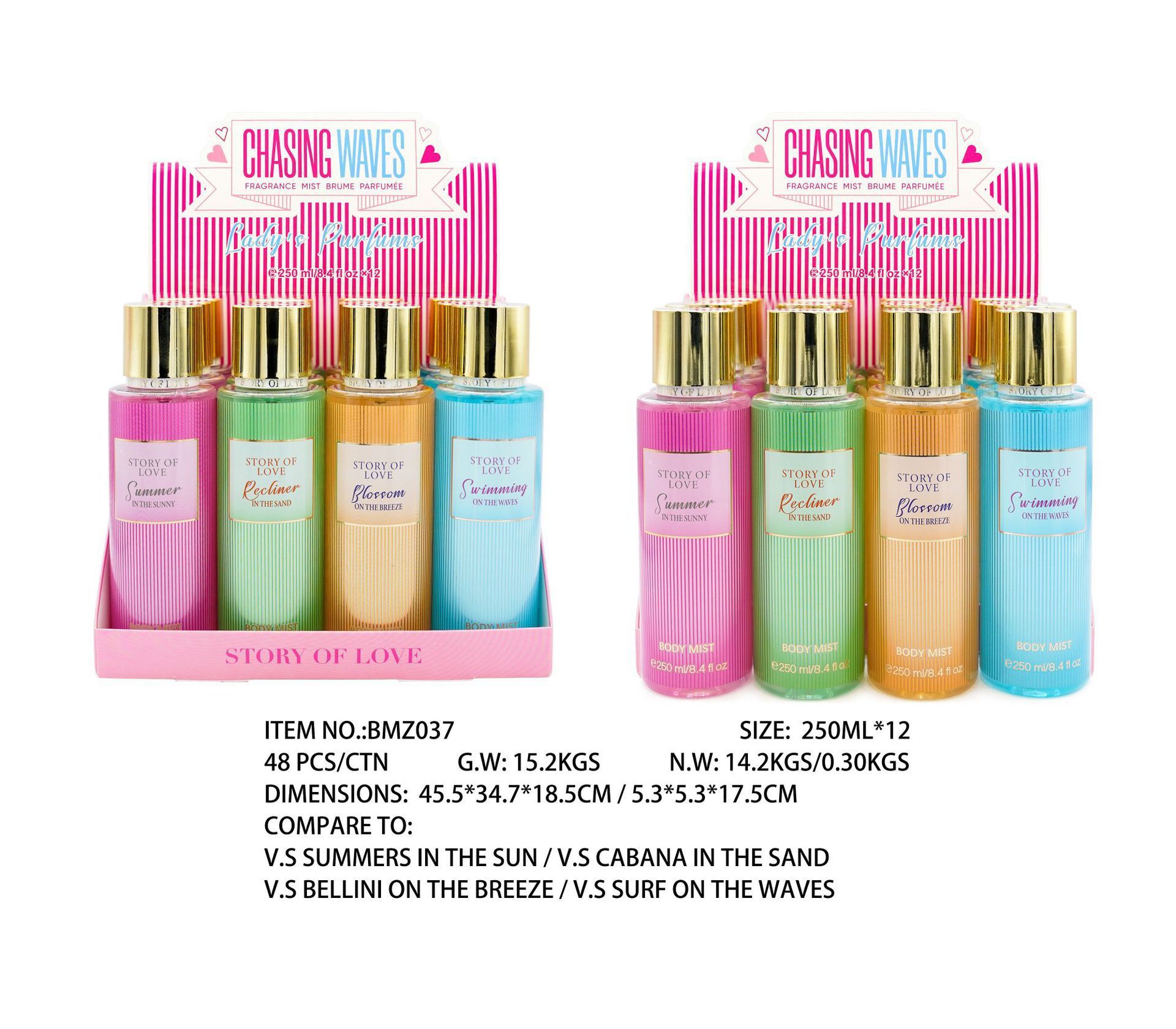 Perfume para mujeres 250ml spray corporal comercio exterior sudeste asiático sudamericano fragrancia para hombres estand paquete de muestra especial image 42