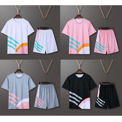 新款短袖训练服 男女篮球比赛训练服运动套装双侧袋DIY印号批发