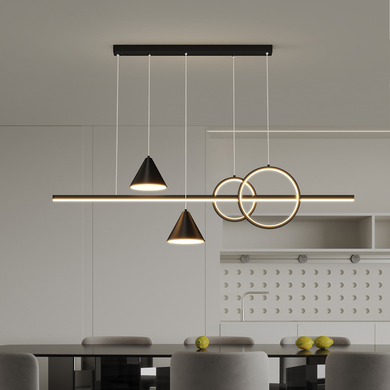 Lámparas de comedor Zhongshan lámparas de lujo moderno y simple atmósfera nórdica de la casa sala de estar barra de mesa de comedor lámpara de mesa