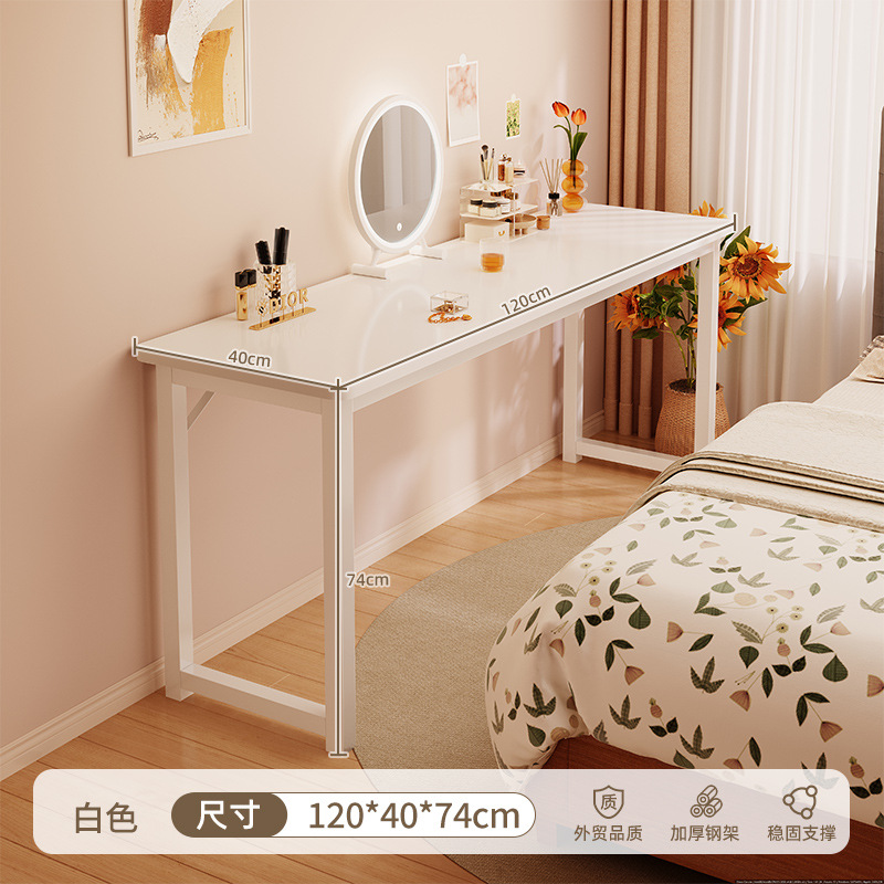 Comodador de dormitorio simple mesa de maquillaje moderna 2025 nueva luz de lujo simple alquiler de casa mesa de computadora rectangular