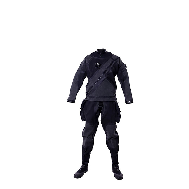 HOTDIVE ropa seca de buceo tecnología de traje de neopreno seco ropa seca de buceo traje de neopreno resistente al desgaste equipo de escafandra