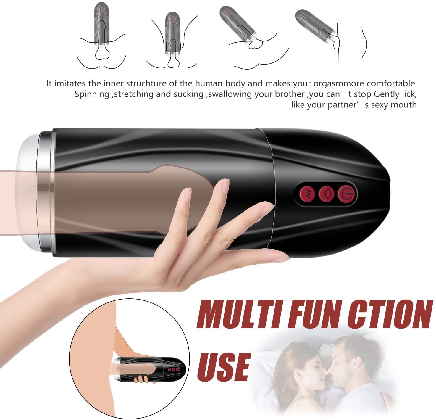 Automatic Masturbation Cup With Vibration And Suction Function_voghion.com