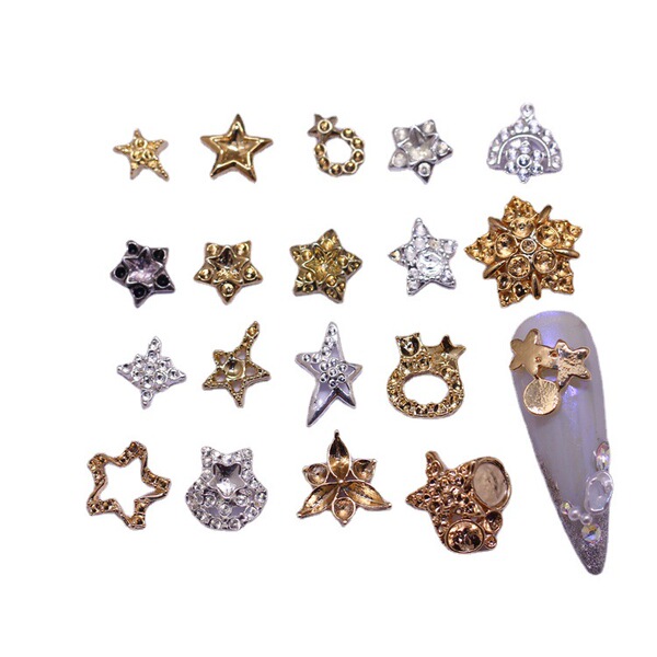 mixed metal accessory for manicure