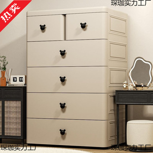 Storage Cabinet Drawer-type Multi-layer Living Room Storage Cabinet Children's Wardrobe Storage Cabinet Five-bucket Household Baby Free Shipping Home
