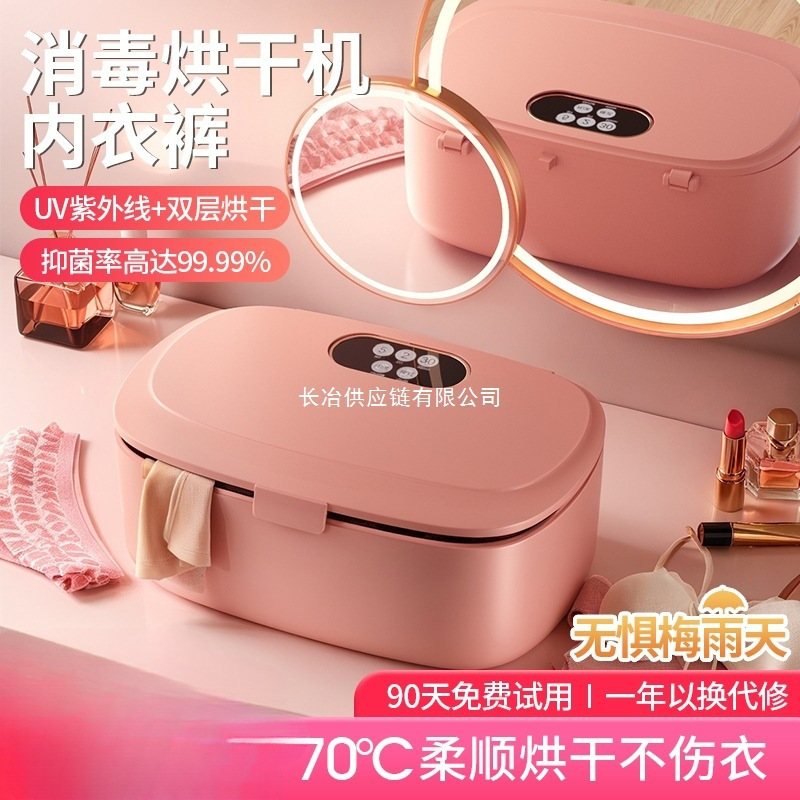 Underwear Disinfection and Sterilization Box Small Uv Intimate Underwear Uv Household Dryer Sterilizer