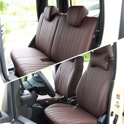 Suitable for 2023+ Suzuki Modelə uyğun (Original) oturacaq örtükləri - brown-5-door-jimny-front-and-rear-complete-set