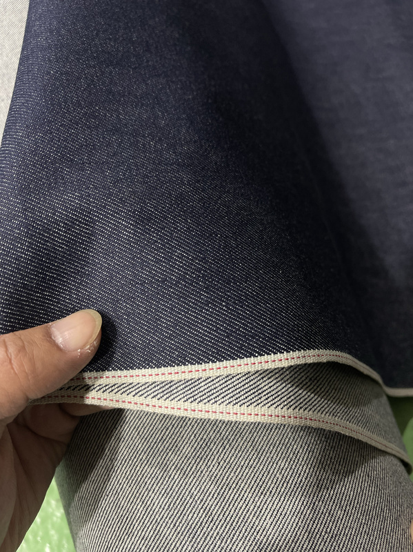 Japanese Red-Edged Selvedge Denim Okayama Kuroki Denim Fabric Brand Dark Blue 3m