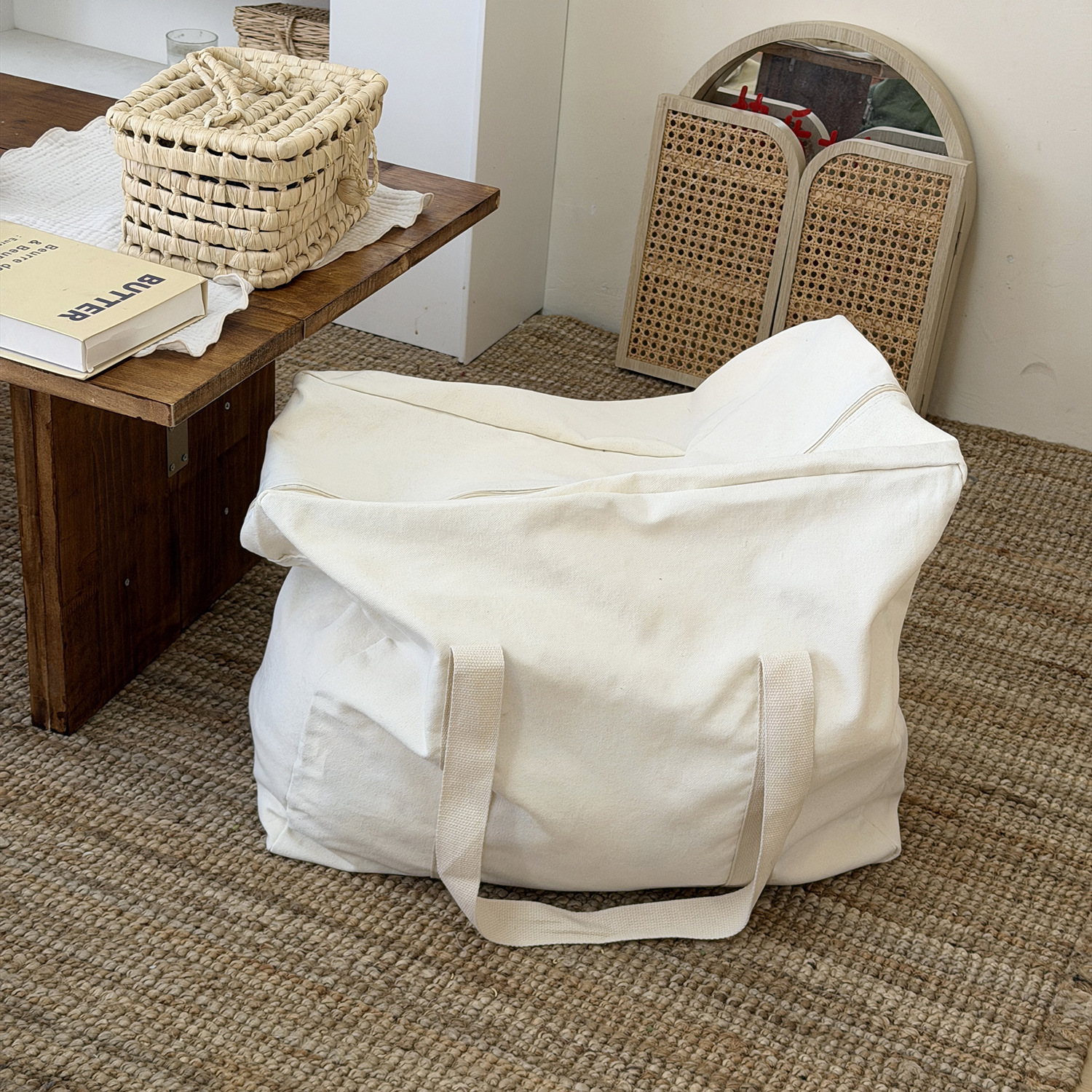 Bolsa de edredón para bebés de jardín de infantes de color sólido de gran capacidad para salir a jugar bolsas de viaje de ropa para niños y niñas bolsas de almacenamiento de equipaje