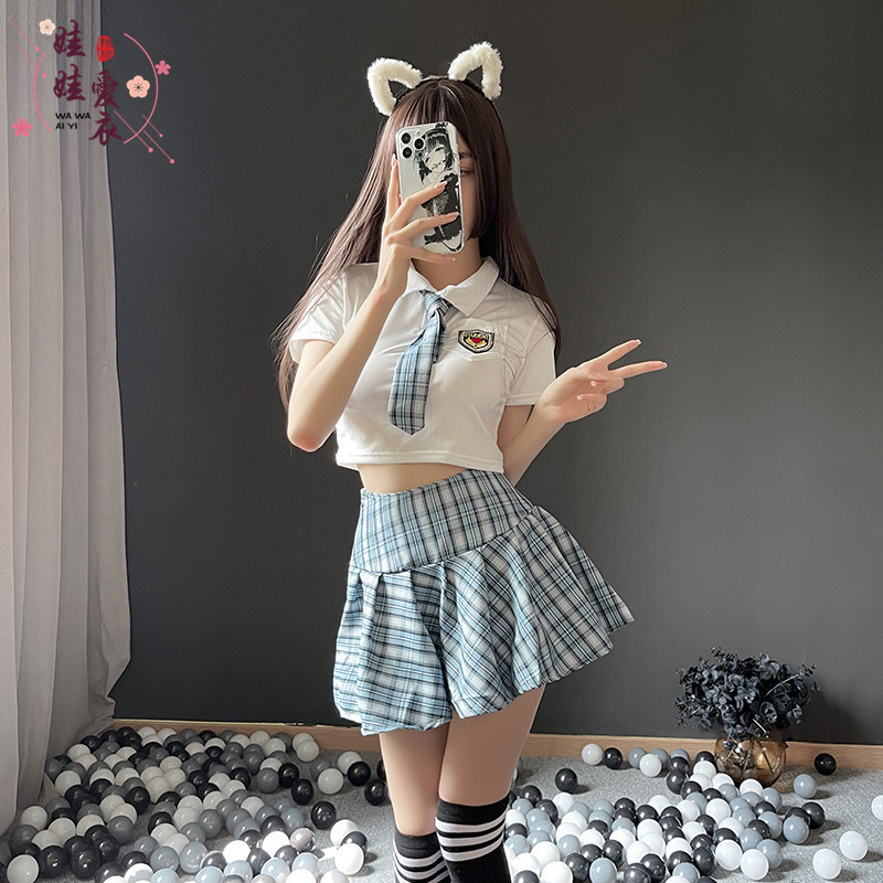 Lingerie Women's jk Sexy Uniform Temptation Passion Pure Student Dress Cosplay Suit Hot Skirt